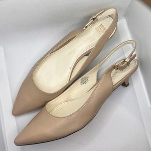 Anne Klein Women's Expert Slingback Nude 9.5